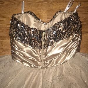 Xtraordinary Dresses - Gold dress for homecoming Xtraordinary Dresses - Gold dress for homecoming